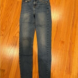 Topshop Jamie Dark Blue Skinny Jeans